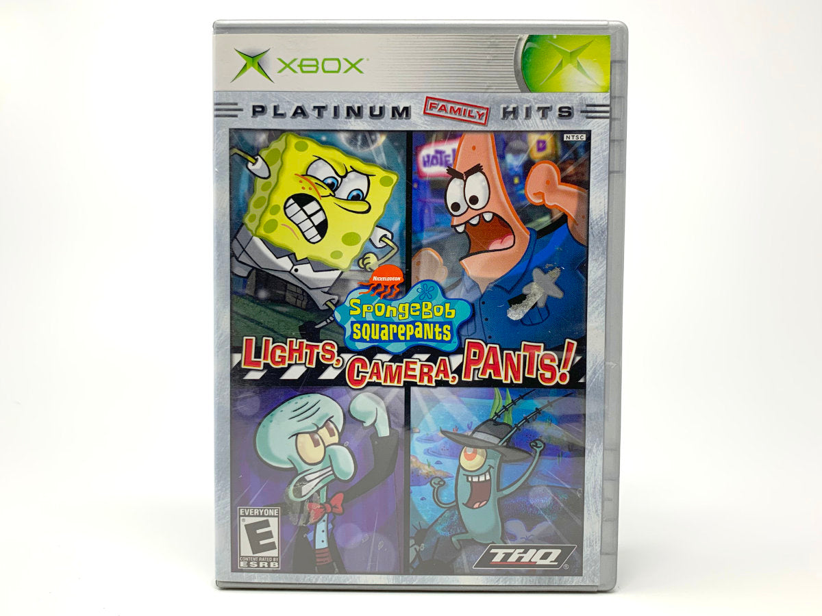 SpongeBob SquarePants: Lights, Camera, PANTS! • Xbox Original