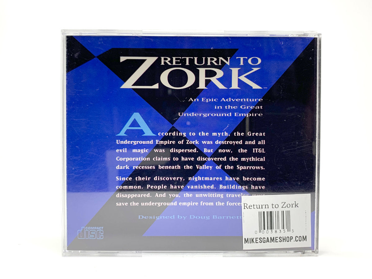 Return to Zork • PC