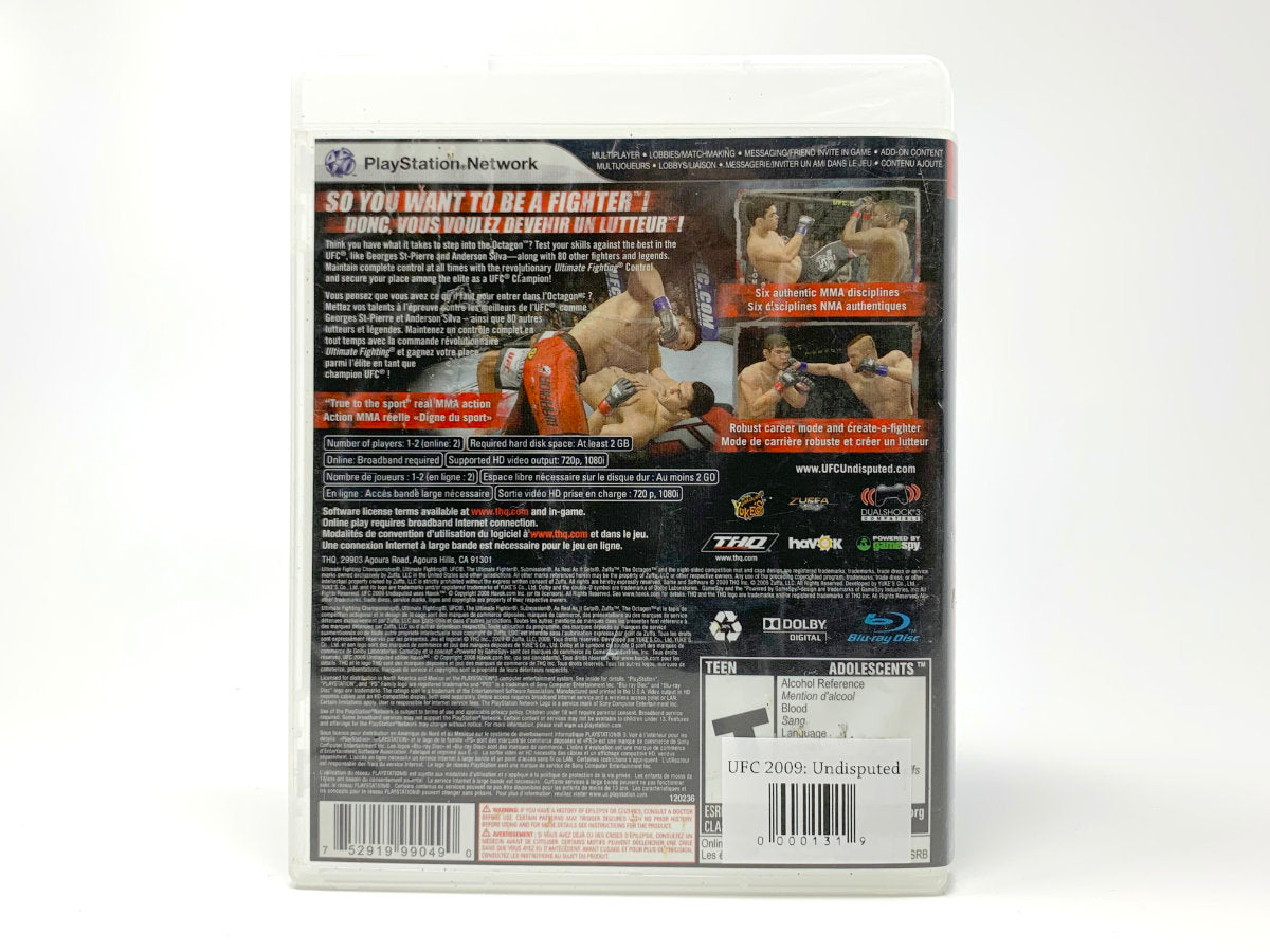 UFC 2009 Undisputed • Playstation 3