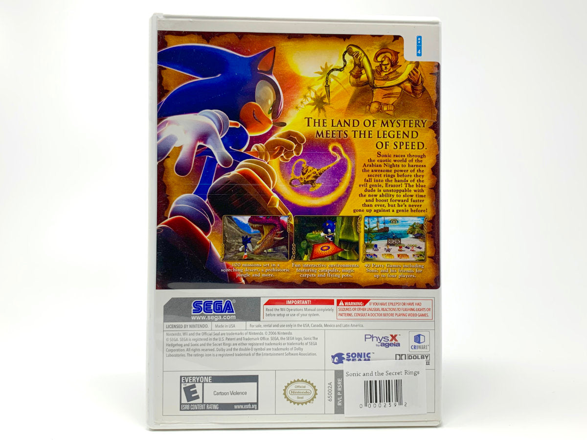 Sonic and the Secret Rings • Nintendo Wii