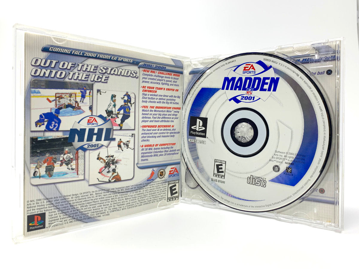 Madden NFL 2001 • Playstation 1 (See Notes)
