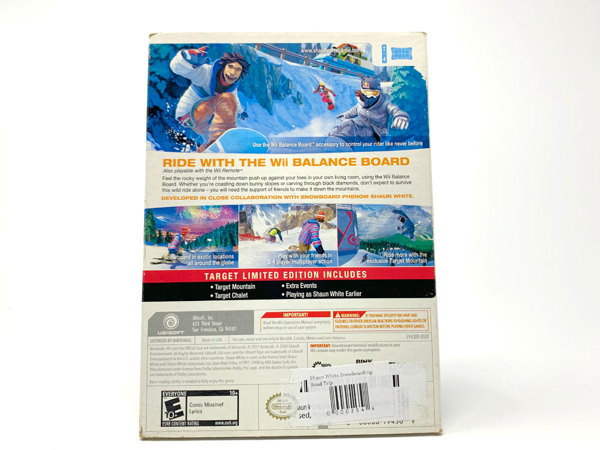 Shaun White Snowboarding: Road Trip • Nintendo Wii