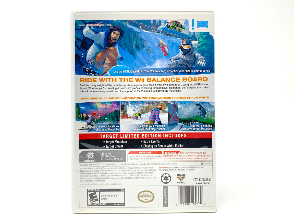 Shaun White Snowboarding: Road Trip • Nintendo Wii