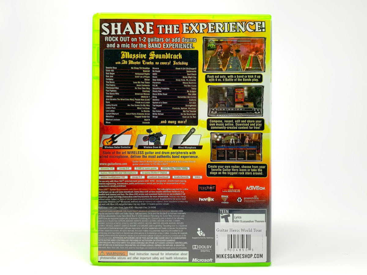 Guitar Hero World Tour • Xbox 360