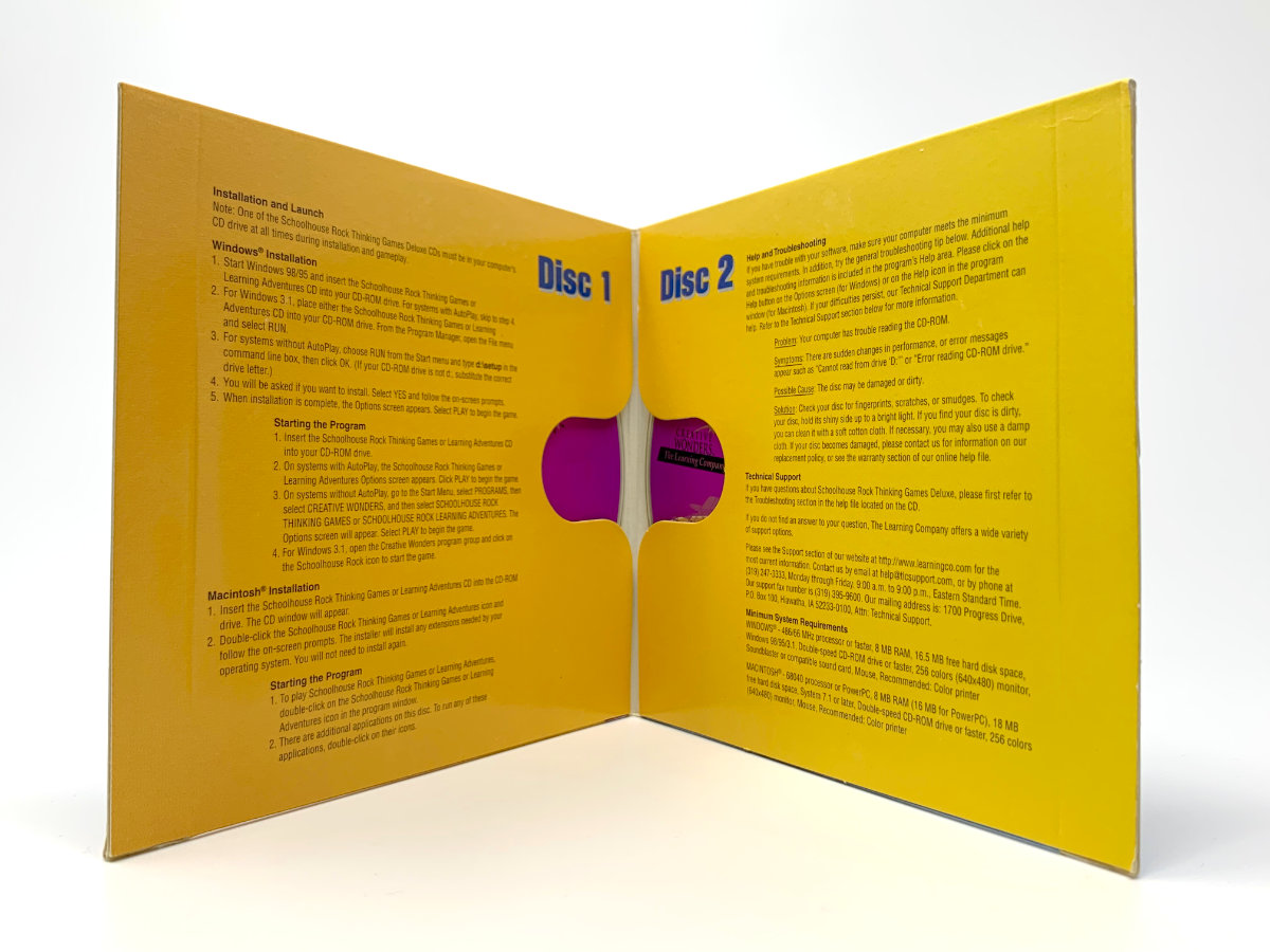 Schoolhouse Rock!: Thinking Games Deluxe • PC (Windows)