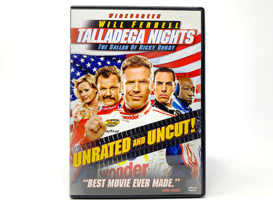 Talladega Nights: The Ballad of Ricky Bobby – Unrated & Uncut • DVD