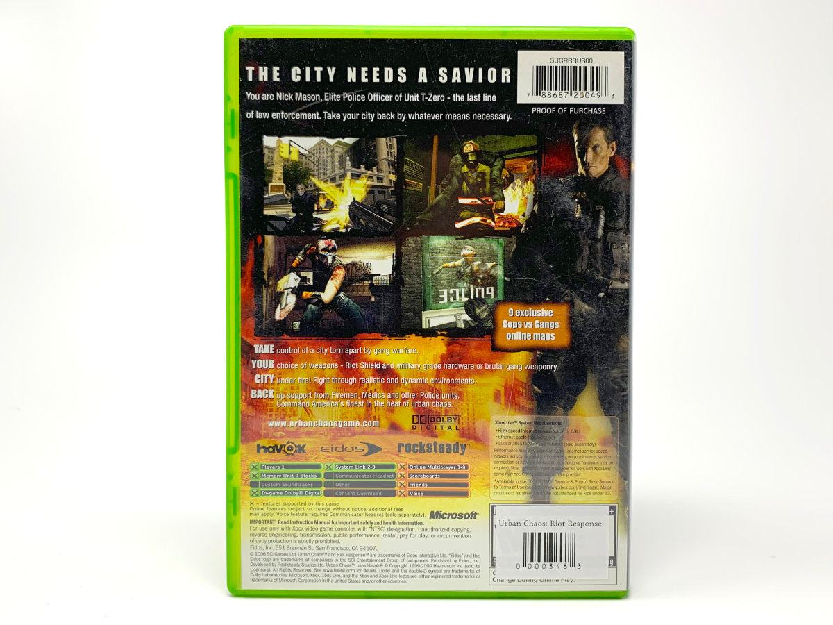 Urban Chaos: Riot Response • Xbox Original – Mikes Game Shop