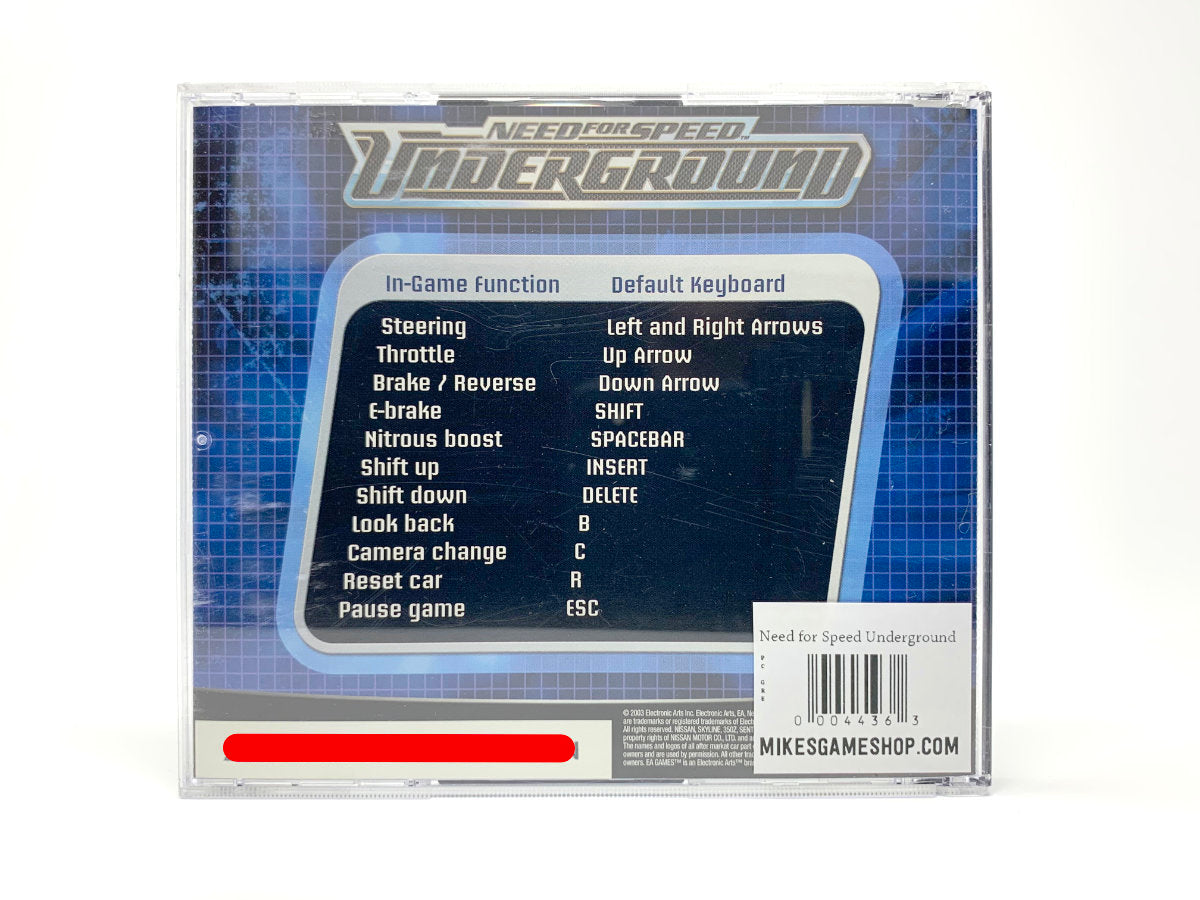 Need for Speed: Underground • PC (Windows)