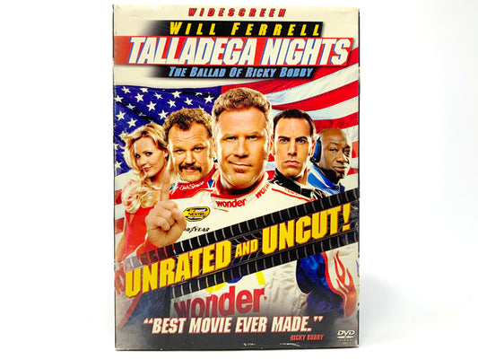 Talladega Nights: The Ballad of Ricky Bobby – Unrated & Uncut • DVD