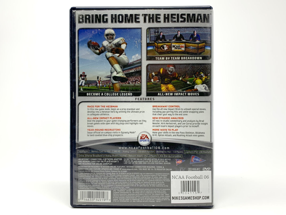NCAA Football 06 • Playstation 2