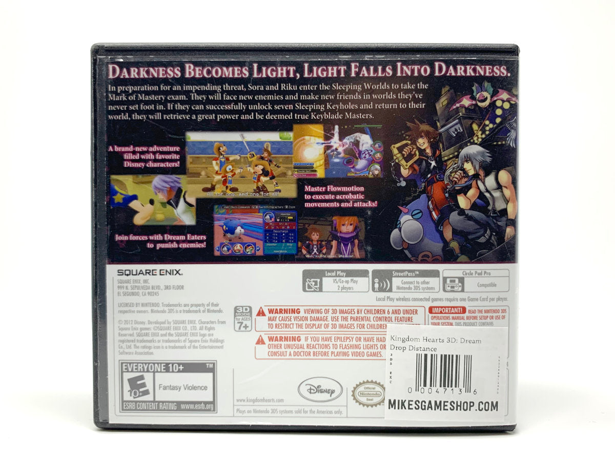 Kingdom Hearts 3D: Dream Drop Distance • Nintendo 3DS