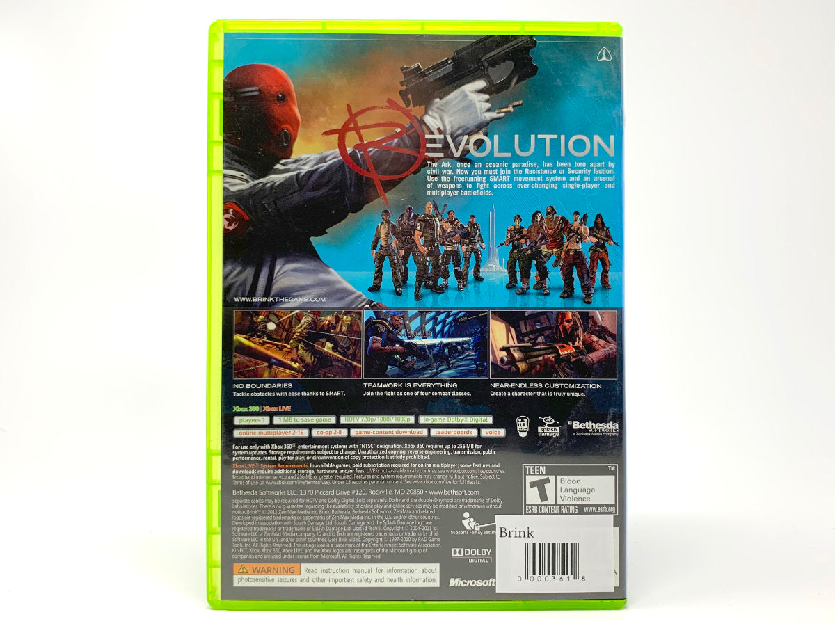 Brink • Xbox 360