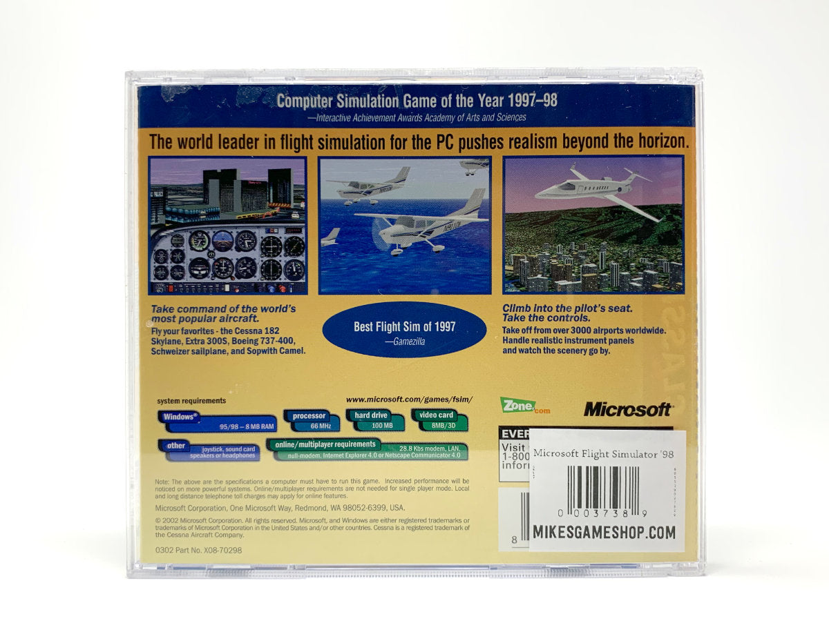 Microsoft Flight Simulator '98 • PC