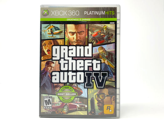 Grand Theft Auto IV - Platinum Hits • Xbox 360