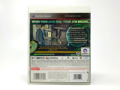 CSI: Fatal Conspiracy (Crime Scene Investigation) • Playstation 3