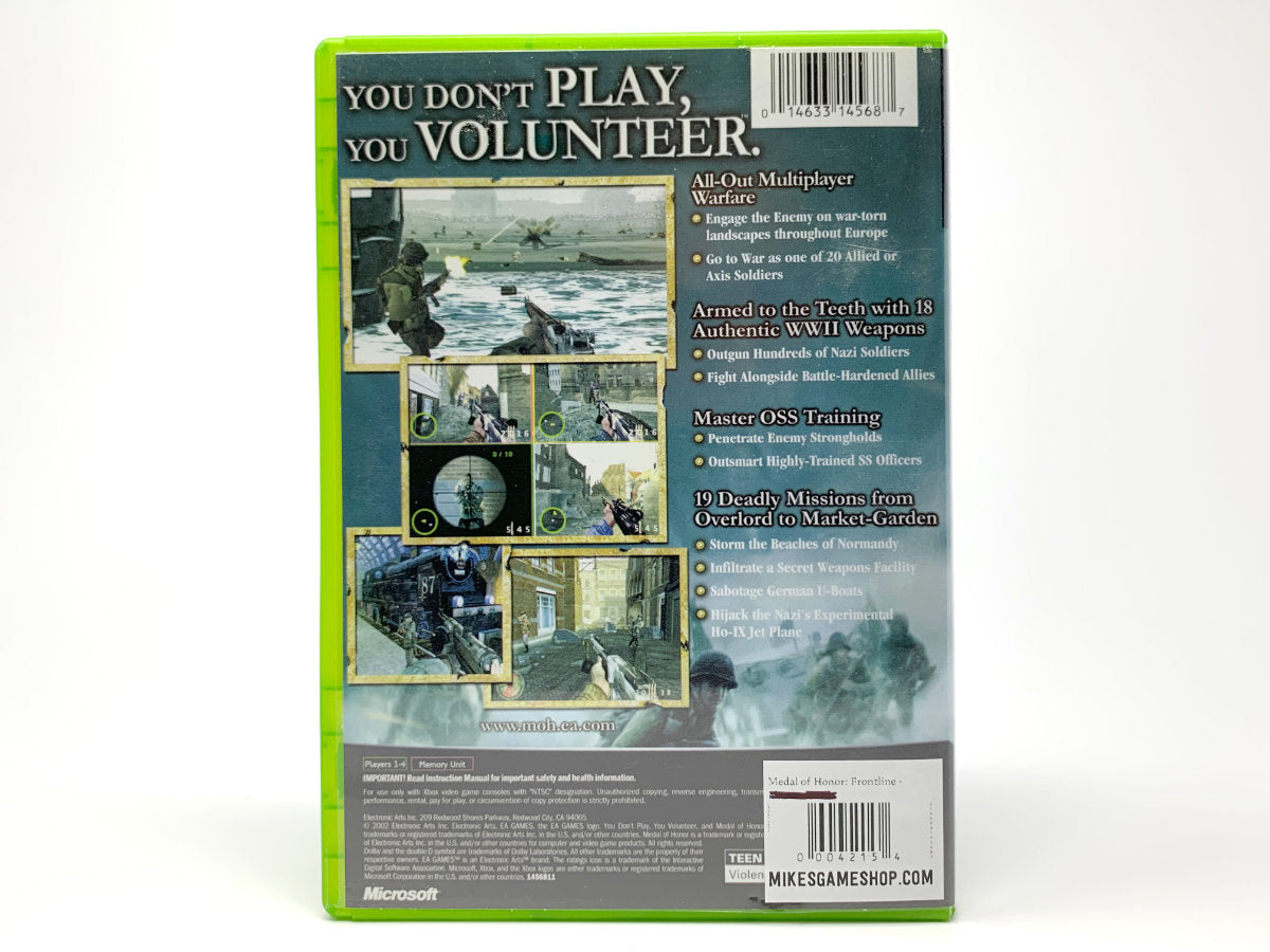 Medal of Honor: Frontline • Xbox Original