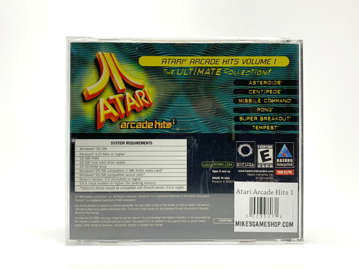 Atari Arcade Hits 1 • PC (Windows)