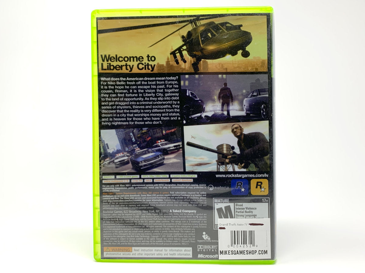 Grand Theft Auto IV • Xbox 360