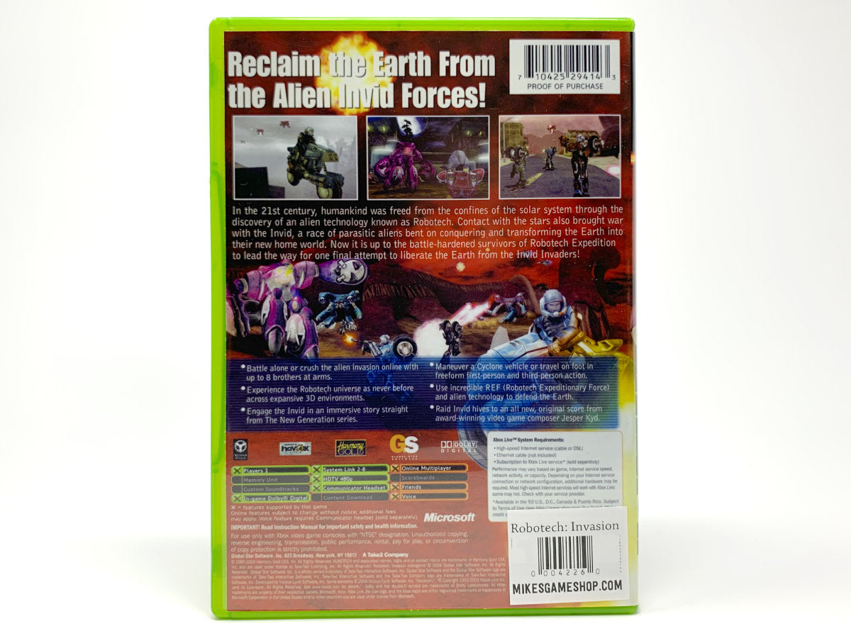 Robotech: Invasion • Xbox Original