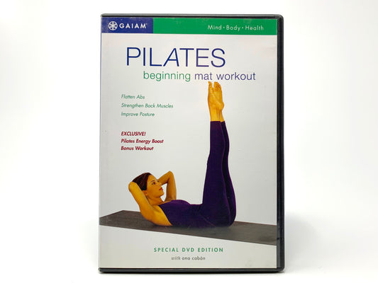 Pilates Beginning Mat Workout • DVD