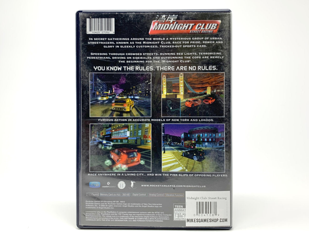 Midnight Club: Street Racing • Playstation 2