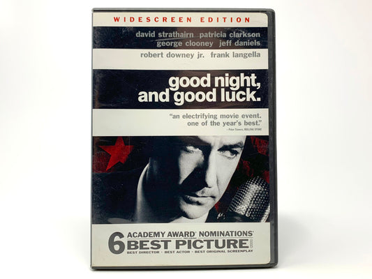 Good Night, and Good Luck. – Widescreen • DVD