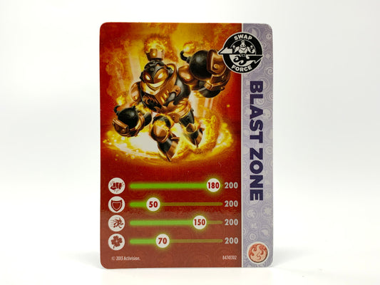 Blast Zone Swap Force Skylander with FREE Card • Skylanders SWAP Force