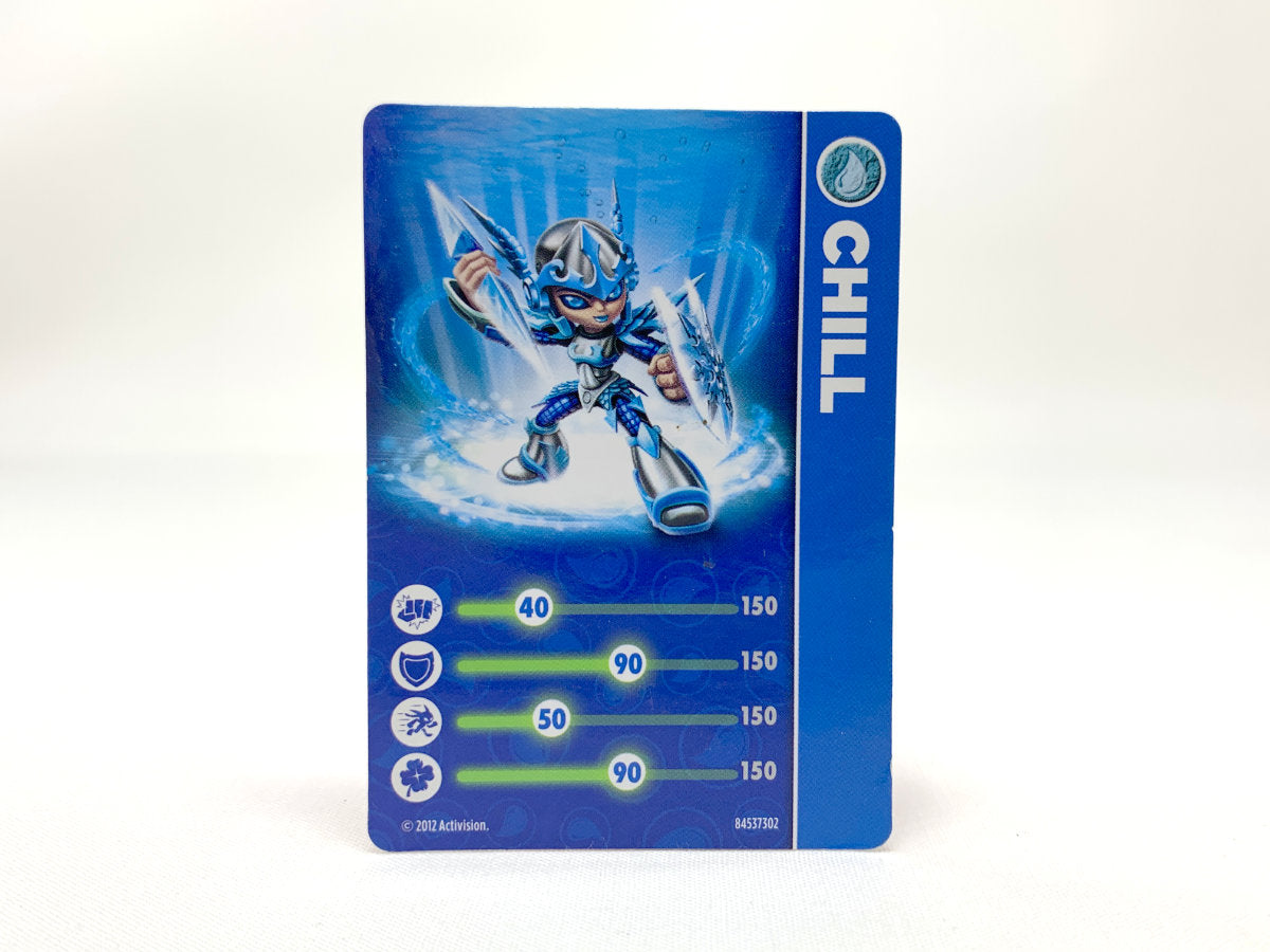 Chill (Series 1) Skylander *w/ FREE Card* • Skylanders Giants