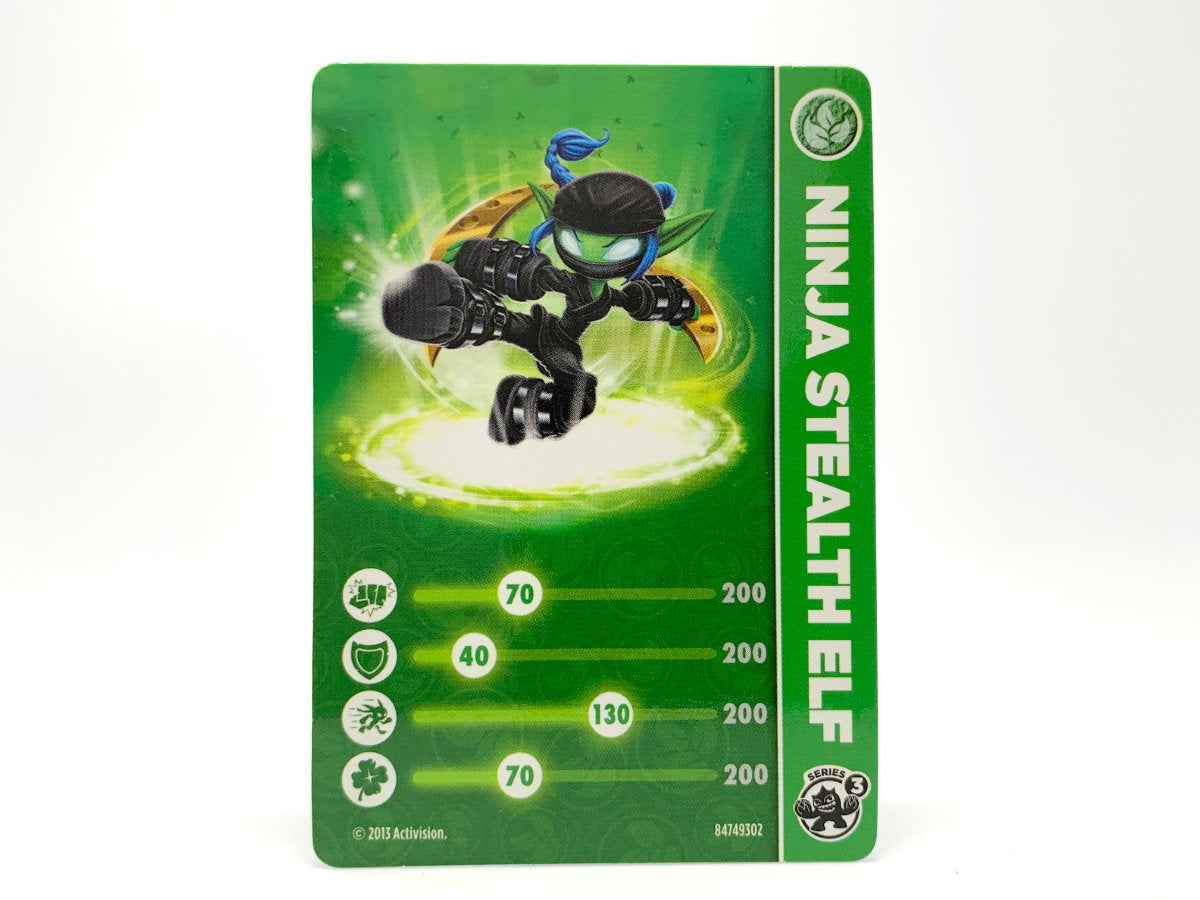Ninja Stealth Elf (Series 3) Skylander *w/ FREE Card* • Skylanders SWAP Force