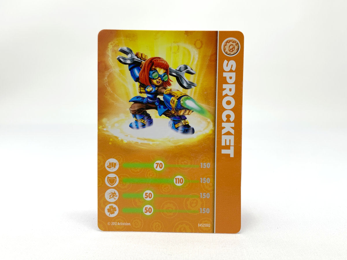 Sprocket (Series 1) Skylander *w/ FREE Card* • Skylanders Giants