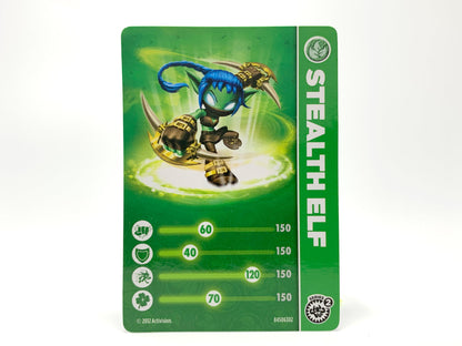 Stealth Elf (Series 2) Skylander *w/ FREE Card* • Skylanders Giants